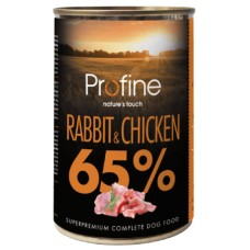 Profine Πλήρης τροφή για ενήλικους σκύλους με κουνέλι και κοτόπουλο χωρίς σιτηρά 400g