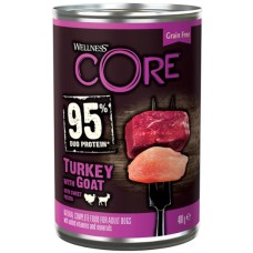 Wellness Core πλήρης τροφή με Γαλοπούλα & Κατσικάκι 400gr Wellness Core πλήρης τροφή με Γαλοπούλα & Κατσικάκι 400gr