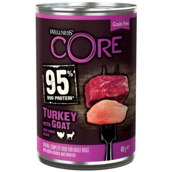 Wellness Core πλήρης τροφή με Γαλοπούλα & Κατσικάκι 400gr Wellness Core πλήρης τροφή με Γαλοπούλα & Κατσικάκι 400gr