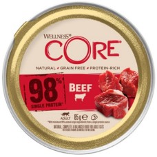 Wellness Core μονοπρωτεϊνική πλήρες τροφή γάτας με 98% βοδινό 85gr Wellness Core μονοπρωτεϊνική πλήρες τροφή γάτας με 98% βοδινό 85gr