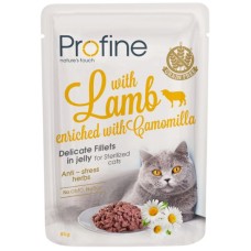 Profine υγρή τροφή για ενήλικες γάτες με αρνί 85gr
