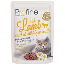 Profine υγρή τροφή για ενήλικες γάτες με αρνί 85gr Profine υγρή τροφή για ενήλικες γάτες με αρνί 85gr
