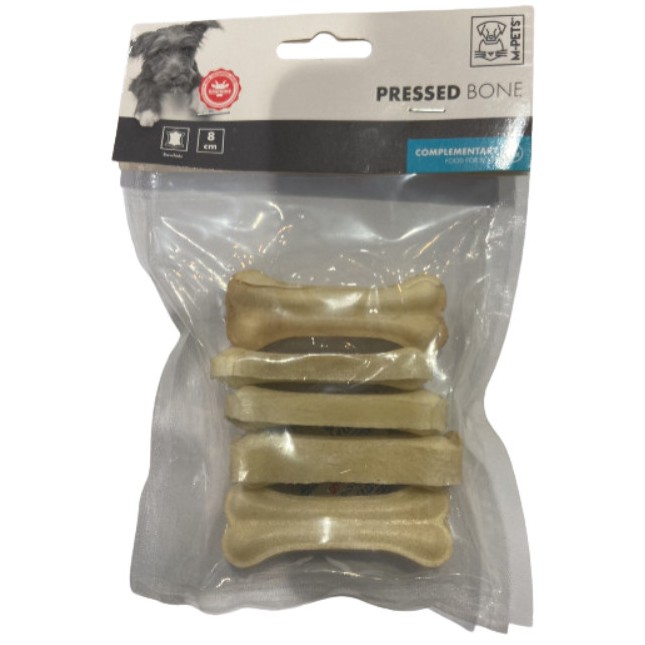 M-pets κόκκαλο συμπαγές λευκό 8cm M-pets κόκκαλο συμπαγές λευκό 8cm