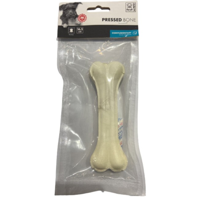 M-pets κόκκαλο συμπαγές λευκό 16,5cm M-pets κόκκαλο συμπαγές λευκό 16,5cm