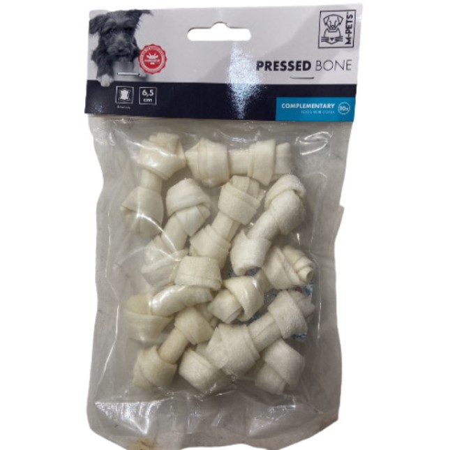 M-pets κόκκαλο συμπαγές λευκό 6,5cm M-pets κόκκαλο συμπαγές λευκό 6,5cm