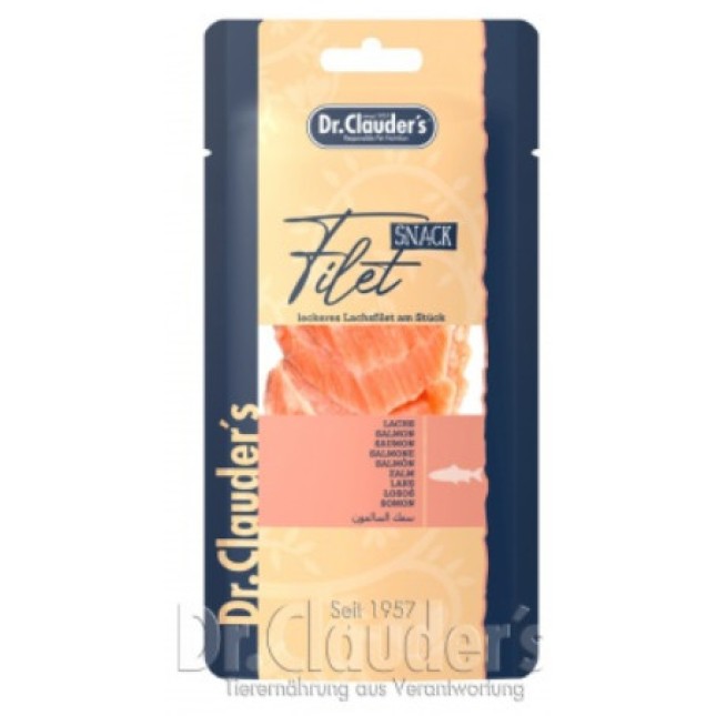Dr Clauder's filet snack σολομός 30gr Dr Clauder's filet snack σολομός 30gr