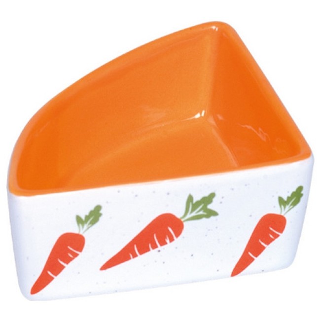 Nobby Γωνιακό Κεραμικό Μπολ Τρωκτικών 9x9x4cm 0,10l Nobby Γωνιακό Κεραμικό Μπολ Τρωκτικών 9x9x4cm 0,10l