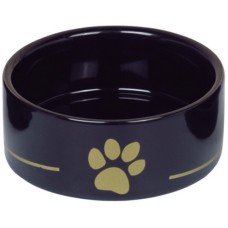 Nobby Κεραμικό Μπολ GOLDEN PAW μαύρο O 15x6cm, 0,55l Nobby Κεραμικό Μπολ GOLDEN PAW μαύρο O 15x6cm, 0,55l