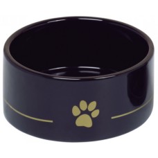 Nobby Κεραμικό Μπολ GOLDEN PAW μαύρο O 18x7cm, 1,10l Nobby Κεραμικό Μπολ GOLDEN PAW μαύρο O 18x7cm, 1,10l