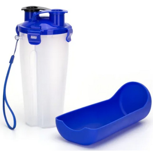 Nobleza Μπουκάλι νερού διπλής χρήσης με δύο εσωτερικές θήκες για τροφή και νερό 500ml