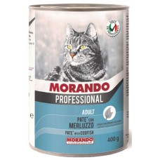 Morando Πλήρης και ισορροπημένη τροφή pate με μπακαλιάρο 400gr Morando Πλήρης και ισορροπημένη τροφή pate με μπακαλιάρο 400gr