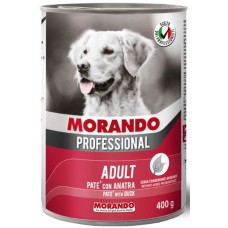 Morando profesional Πλήρης και ισορροπημένη τροφή pate με πάπια 400gr Morando profesional Πλήρης και ισορροπημένη τροφή pate με πάπια 400gr