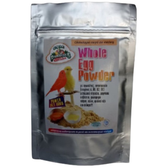 Evia parrots ολόκληρο αβγό σε σκόνη 80gr Evia parrots ολόκληρο αβγό σε σκόνη 80gr