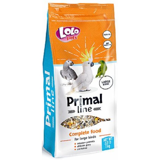 Lolo pets primal line μείγμα μεγαλων παπαγάλων 1kg