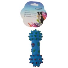 Nobleza Squeaky παιχνίδι βινυλίου σε σχήμα αλτήρα 11.5x4.7cm Nobleza Squeaky παιχνίδι βινυλίου σε σχήμα αλτήρα 11.5x4.7cm