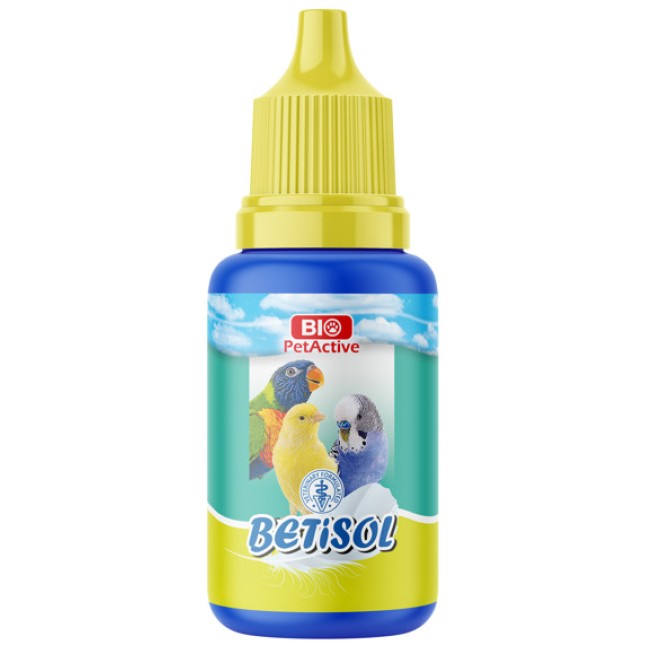 Bio Pet Active Betisol Συμπλήρωμα βιταμινών ιδανικό για την εποχή πτερόροιας 30ml