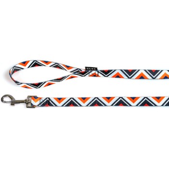 Glee Οδηγός Ιμάντα κόκκινο-μαύρο Zig Zag M 20mmx35-60cm