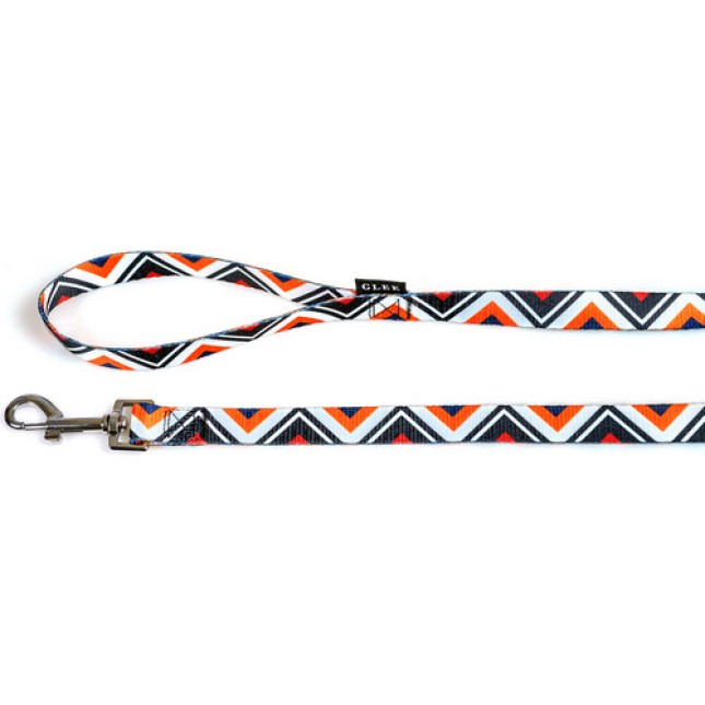 Glee Οδηγός Ιμάντα κόκκινο-μαύρο Zig Zag M 20mmx35-60cm Glee Οδηγός Ιμάντα κόκκινο-μαύρο Zig Zag M 20mmx35-60cm