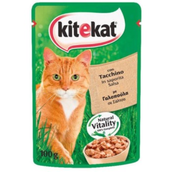Kitekat Φακελάκι Γαλοπούλα σε σάλτσα 85gr Kitekat Φακελάκι Γαλοπούλα σε σάλτσα 85gr