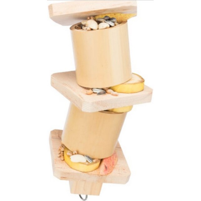 Trixie παιχνίδι για σνακ από bamboo/ξύλο 35cm Trixie παιχνίδι για σνακ από bamboo/ξύλο 35cm