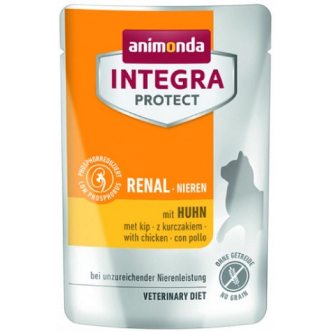 Animonda Integra Cat Protect Renal Pouch Κοτόπουλο 85gr Animonda Integra Cat Protect Renal Pouch Κοτόπουλο 85gr