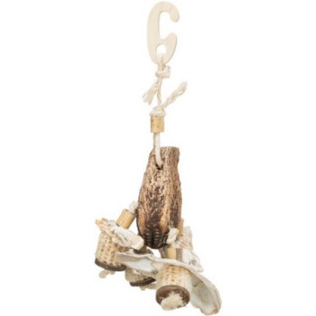 Trixie παιχνίδι natural από φλούδα μαόνι/κοχύλια 26cm Trixie παιχνίδι natural από φλούδα μαόνι/κοχύλια 26cm