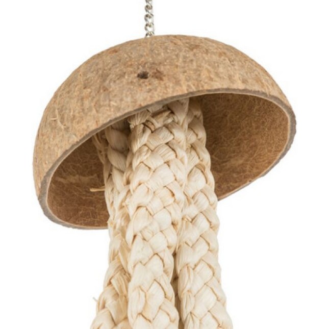 Trixie παιχνίδι natural από καρύδα/φύλλα μπανανιάς 37cm Trixie παιχνίδι natural από καρύδα/φύλλα μπανανιάς 37cm
