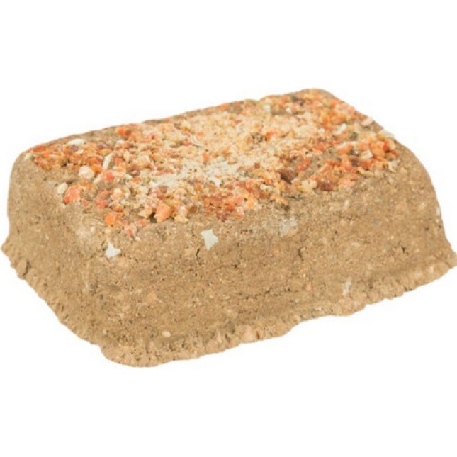 Τrixie τούβλο από πηλό με καρότα, 100gr Τrixie τούβλο από πηλό με καρότα, 100gr