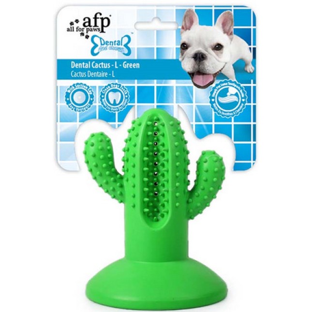 AFP παιχνίδι σκύλου σε μορφή κάκτου που διατηρεί τα δόντια και τα σαγόνια του σκύλου σας υγιή