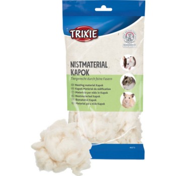 Trixie υλικό για δημιουργία φωλιάς, kapok, 40gr κρεμ Trixie υλικό για δημιουργία φωλιάς, kapok, 40gr κρεμ