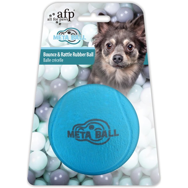 AFP Παιχνίδι σκύλου μπάλα που αναπηδάει με κουδουνάκι 6,3cm