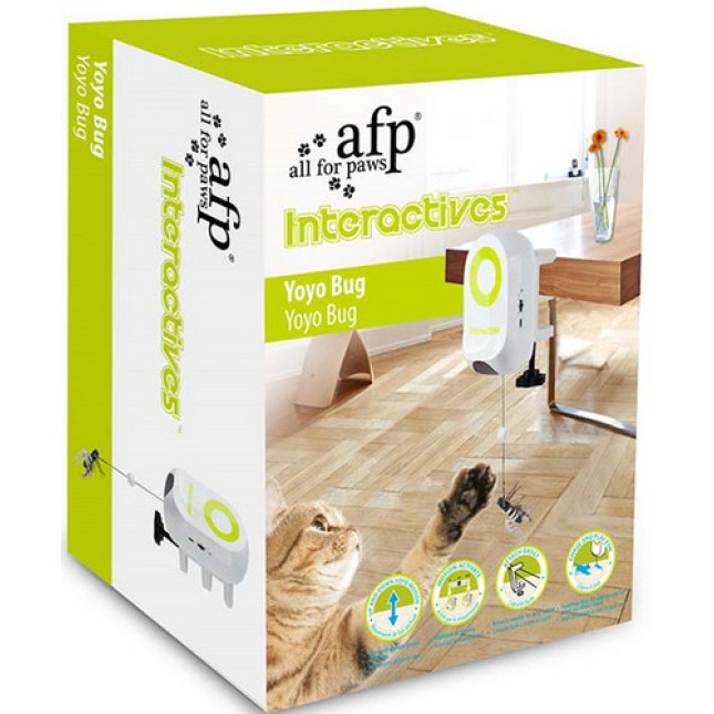 AFP Διαδραστικό καινοτόμο παιχνίδι σκαθάρι, θα ωθήσει την γάτας να ασκηθεί 7x11x14cm