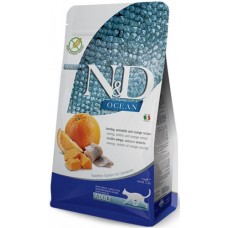 Farmina N&D Cat Ocean ρέγγα, κολοκύθα και πορτοκάλι 300g Farmina N&D Cat Ocean ρέγγα, κολοκύθα και πορτοκάλι 300g
