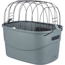Trixie καλάθι ποδηλάτου μπροστινό πλαστικό 42?39?30 cm γκρι Trixie καλάθι ποδηλάτου μπροστινό πλαστικό 42?39?30 cm γκρι