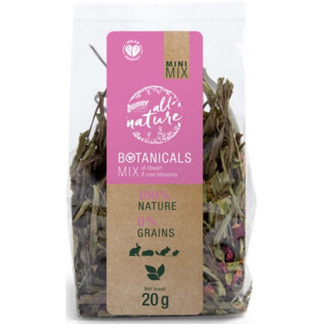 Bunny Mini Mix με Ribwort και ʼνθη Τριαντάφυλλου 20gr Bunny Mini Mix με Ribwort και ʼνθη Τριαντάφυλλου 20gr