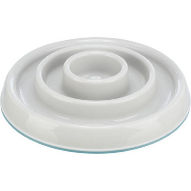 Trixie πιάτο αργού ταΐσματος πλαστικό/tpr 0.45l/23cm γκρι Trixie πιάτο αργού ταΐσματος πλαστικό/tpr 0.45l/23cm γκρι