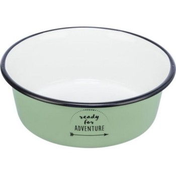Trixie πιάτο από σμάλτο/ανοξείδωτο 0.3l/12cm πράσινο