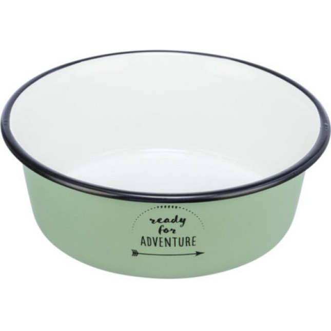 Trixie πιάτο από σμάλτο/ανοξείδωτο 0.3l/12cm πράσινο