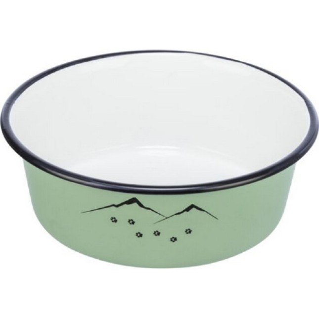 Trixie πιάτο από σμάλτο/ανοξείδωτο 1.9l/21cm πράσινο Trixie πιάτο από σμάλτο/ανοξείδωτο 1.9l/21cm πράσινο