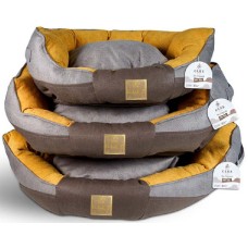 Glee κρεβάτι oyster γκρι κίτρινο m 75x62cm Glee κρεβάτι oyster γκρι κίτρινο m 75x62cm