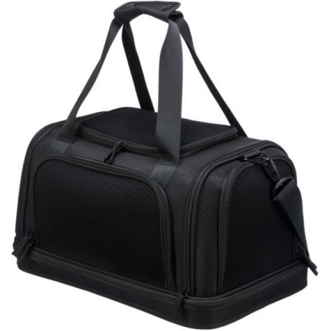 Trixie τσάντα μεταφοράς plane airline 28x25x44cm μαύρη