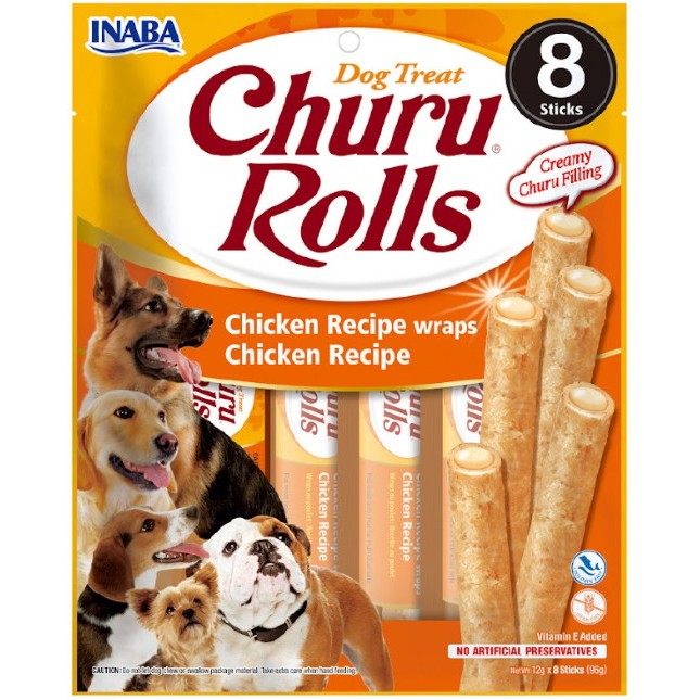 Inaba Churu λιχουδιές για σκύλους με κοτόπουλο 96gr Inaba Churu λιχουδιές για σκύλους με κοτόπουλο 96gr