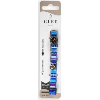 Glee Περιλαίμιο Ιμάντα με πλαστικό κούμπωμα & κουδουνάκι Multicolor 10mmx30cm Glee Περιλαίμιο Ιμάντα με πλαστικό κούμπωμα & κουδουνάκι Multicolor 10mmx30cm