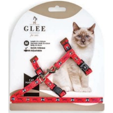 Glee Σαμαράκι & Οδηγός Ιμάντα Meow M M 25-40cm/35-55cm (κόκκινο) Glee Σαμαράκι & Οδηγός Ιμάντα Meow M M 25-40cm/35-55cm (κόκκινο)
