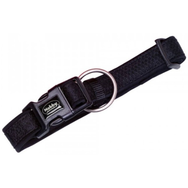 Nobby Περιλαίμιο Mesh Preno μαύρο L: 40-55cm; W: 25/35 mm