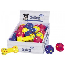 Nobby VINYL Παιχνίδι CLASSIC μπάλα O 7cm η κόκαλο: 15cm 1 τμχ διάφορα χρώματα Nobby VINYL Παιχνίδι CLASSIC μπάλα O 7cm η κόκαλο: 15cm 1 τμχ διάφορα χρώματα