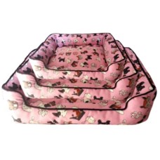 Nobleza Εμπριμέ κρεβάτι σκύλου 85x65cm Nobleza Εμπριμέ κρεβάτι σκύλου 85x65cm