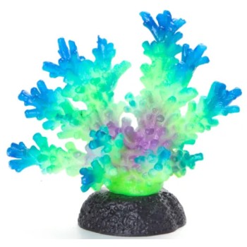 Nobleza Διακοσμητικό ενυδρείου κοράλλι που φωσφορίζει 9x8cm