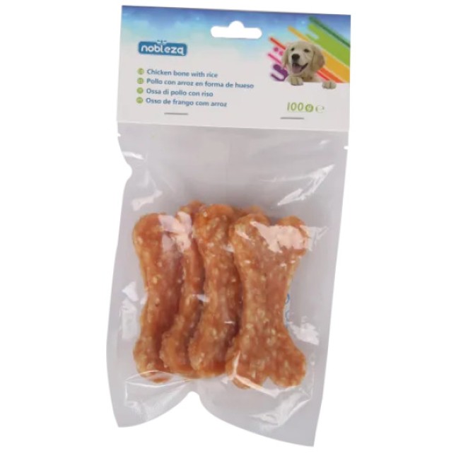 Nobleza Τραγανά σνακς με κοτόπουλο και ρύζι 100gr Nobleza Τραγανά σνακς με κοτόπουλο και ρύζι 100gr