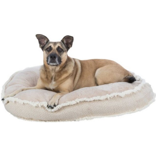 Trixie μαξιλάρι σκύλου με βελούδινο κάλυμμα Boho οβαλ μπεζ